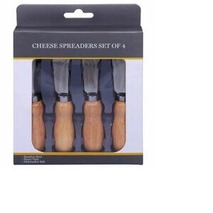 NIB Wegmans Cheese Spreaders, Stainless Steel